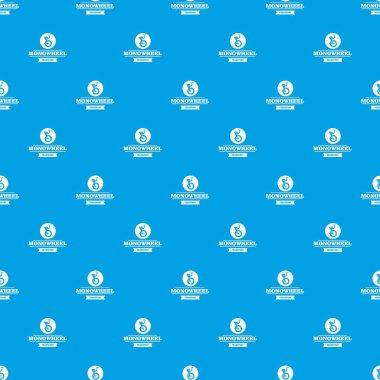 Kentsel mono tekerlek desen vektör kesintisiz mavi