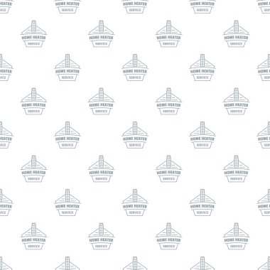 Ev ısıtıcı tasarlamak vektör sorunsuz