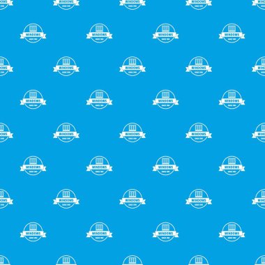 İnşaat decotrative desen vektör kesintisiz mavi