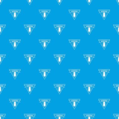 Kare penceresi desen vektör kesintisiz mavi