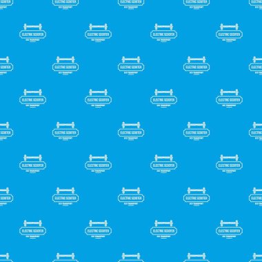 Aygıt gyro scooter desen vektör kesintisiz mavi