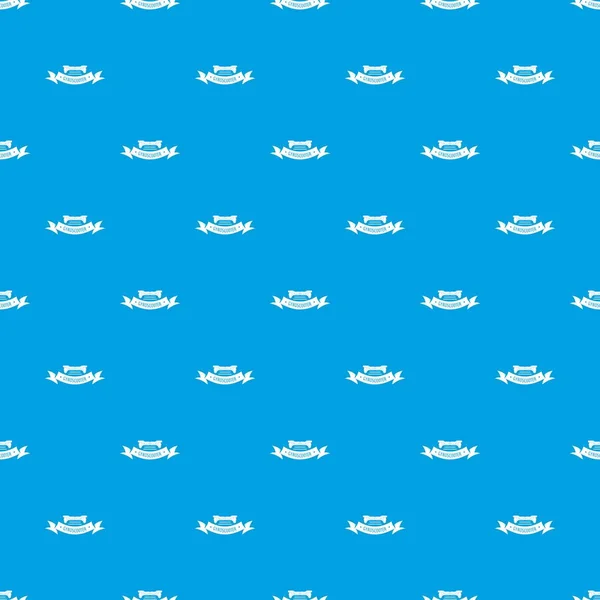 电源陀螺仪滑板车模式矢量无缝蓝色 — 图库矢量图片