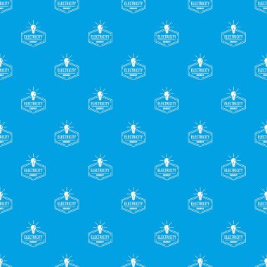 Ampul desen vektör kesintisiz mavi