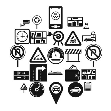 Rating Icons set, basit tarzı