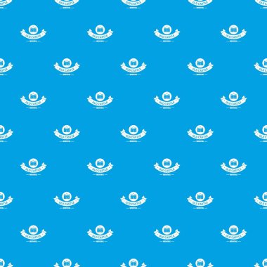 Eski kale desen vektör kesintisiz mavi