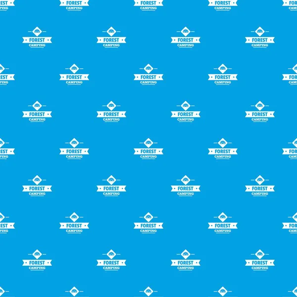 Orman kamp desen vektör sorunsuz mavi