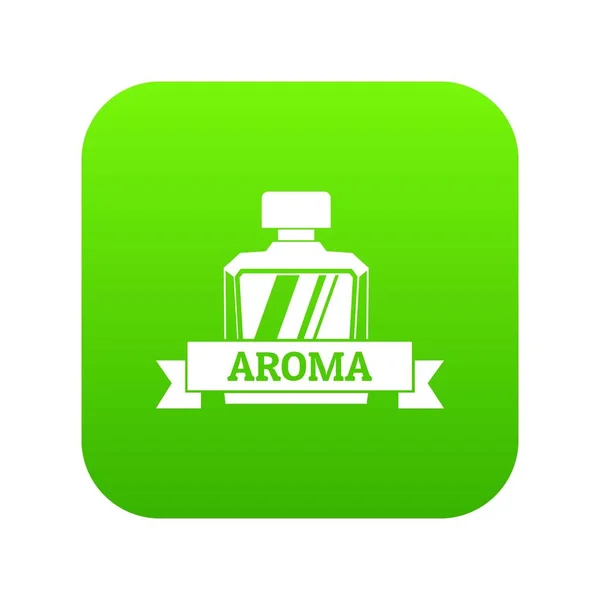 Aroma-Symbol grüner Vektor — Stockvektor