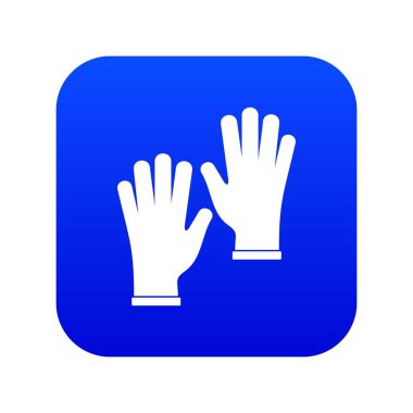 Medikal Ürünler simgesi dijital mavi