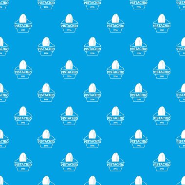 Fıstıklı desen vektör kesintisiz mavi