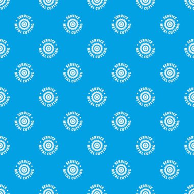 Metal kesme hizmet desen vektör kesintisiz mavi