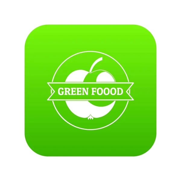 Зелёный вектор здорового питания — стоковый вектор