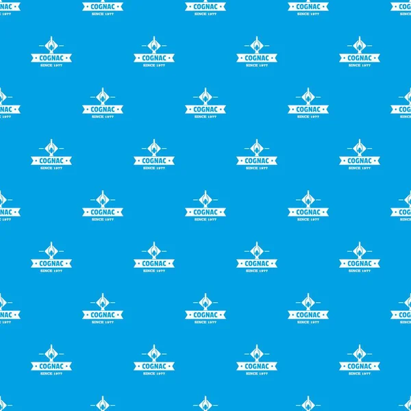 Şişe konyak desen vektör kesintisiz mavi