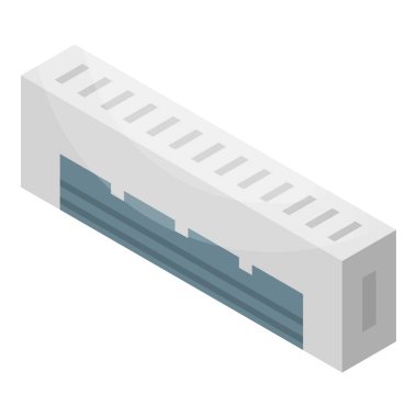 Ticari kremi simgesi, izometrik stili