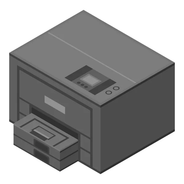 Иконка принтера Xerox, изометрический стиль — стоковый вектор