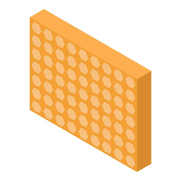 Ícone de quadro de favo de mel, estilo isométrico — Vetor de Stock
