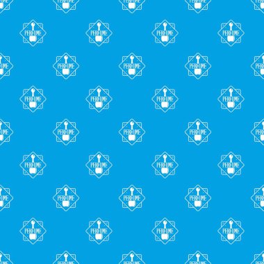 Parfüm dükkanı desen vektör kesintisiz mavi