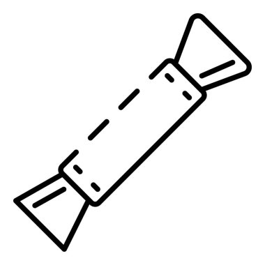 Tatlım bonbon simgesi, anahat stili