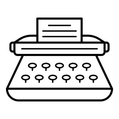 Klasik Daktilo kutsal kişilerin resmi, anahat stili