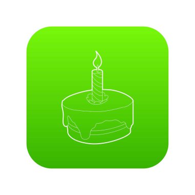 Kek yeşil simge vektör