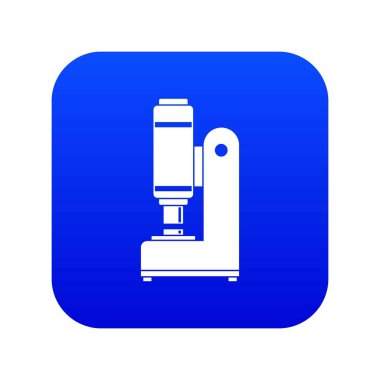 Demirci otomatik çekiç simgesi dijital mavi