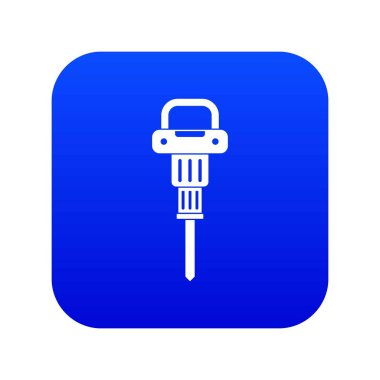 Çekiçleri simgesi dijital mavi