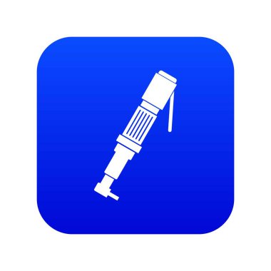 Pnömatik tornavida simgesi dijital mavi