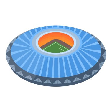 Europe futbol arena simgesi, izometrik stili
