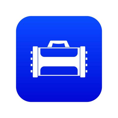 Kaynak makinesi simgesini dijital mavi