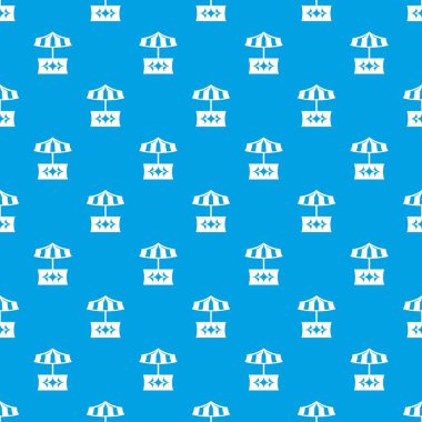 Gıda durak desen vektör kesintisiz mavi