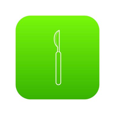 Neşter yeşil simge vektör