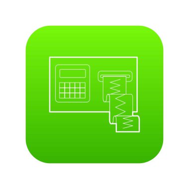 Sevgiliye yeşil simge vektör