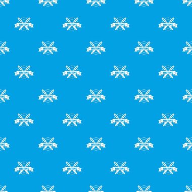 Yazma desen vektör kesintisiz mavi