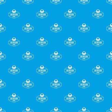 Turları hava balon desen vektör kesintisiz mavi