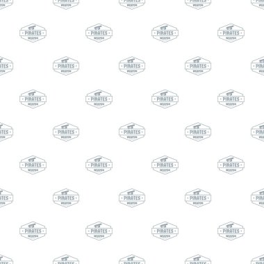 Korsan top vektör Dikişsiz desen