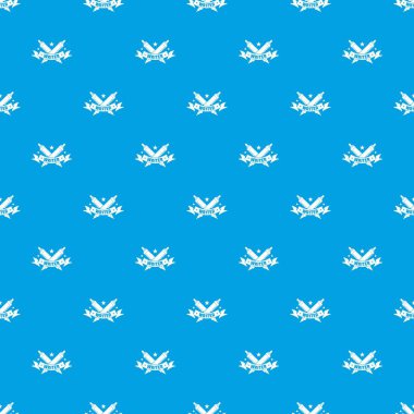 Dolma kalem desen vektör kesintisiz mavi