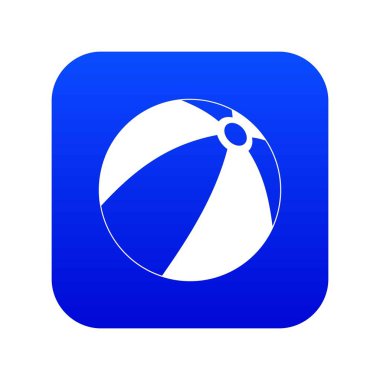 Top oynamak çocuklar için simge dijital mavi