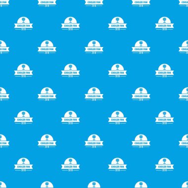 Fan soğutucu desen vektör kesintisiz mavi