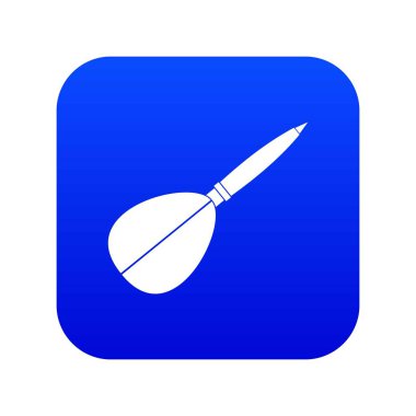 Oynamak için ok ok simgesi dijital mavi