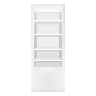 Ticari buzdolabı simgesi, gerçekçi