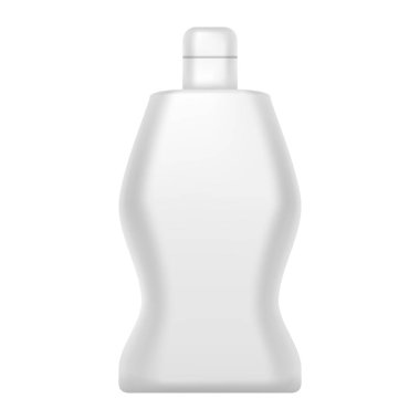 Şampuan duş şişe simgesi, gerçekçi