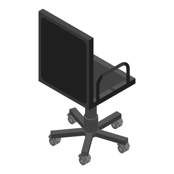 Ikona koła krzesło Office, izometryczny styl — Wektor stockowy