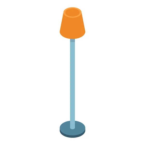 Icono de la lámpara de habitación, estilo isométrico — Vector de stock