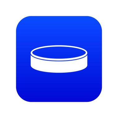 Puck simgesi dijital mavi