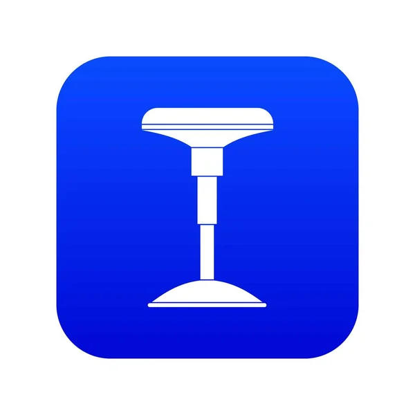 Icono taburete bar digital azul — Archivo Imágenes Vectoriales