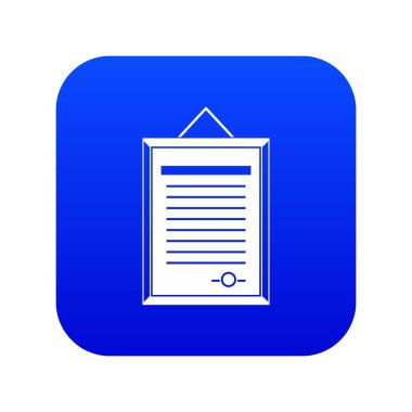 Regülasyonun simgesi dijital mavi