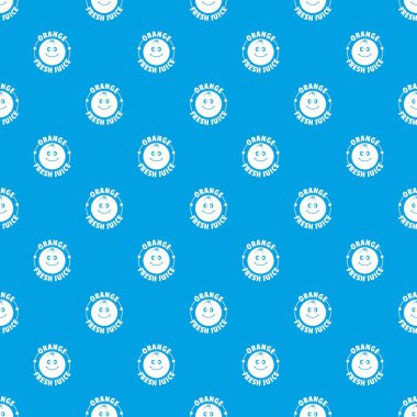 Portakal suyu desen vektör kesintisiz mavi