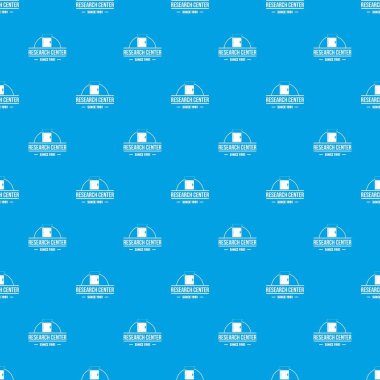 Moleküler merkezi desen vektör kesintisiz mavi