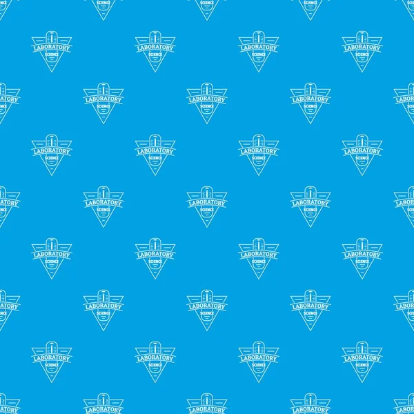 Laboratuvar desen vektör kesintisiz mavi