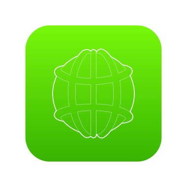 Toprak yeşil simge vektör