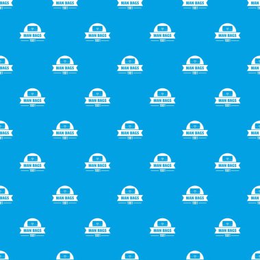 Adam çanta desen vektör kesintisiz mavi